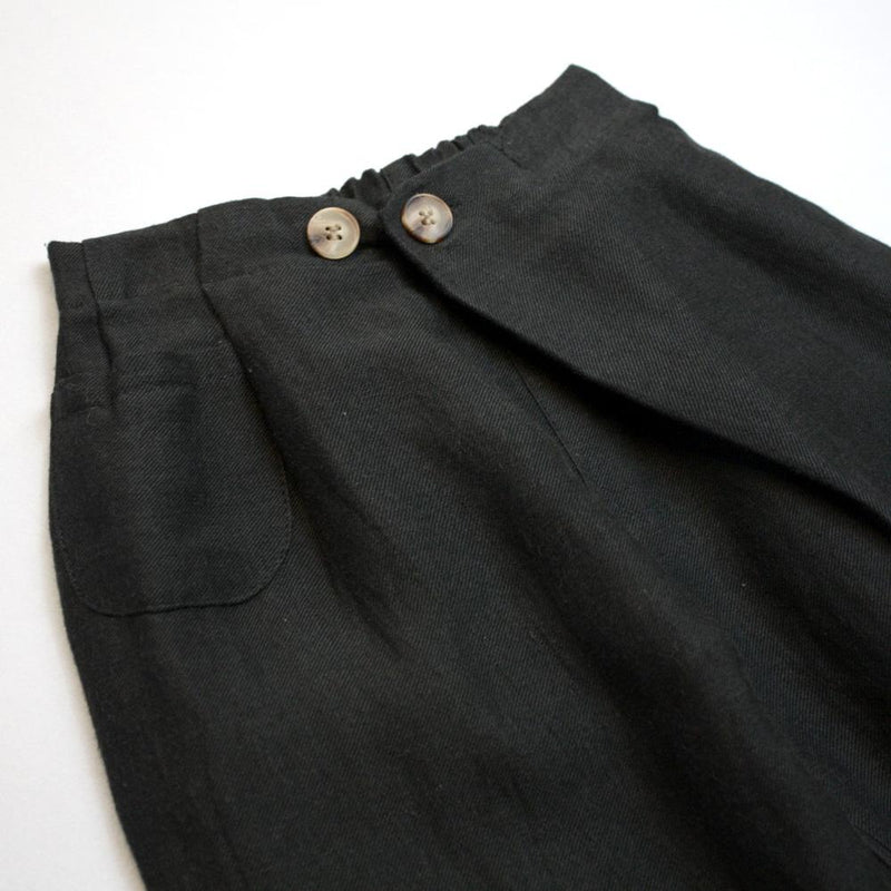 *Size 100 & 120 only* Baggy Culottes, Charcoal