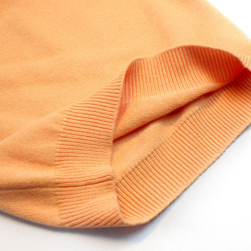 Cotton Knit Jumper, Tangerine