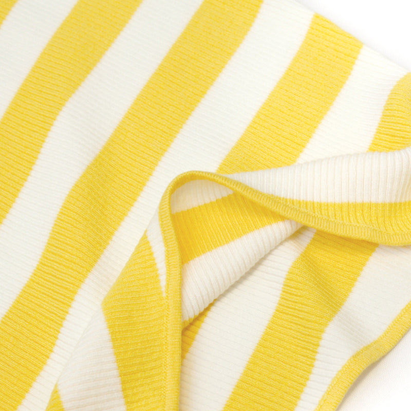 Knit Halter Top, Pineapple Yellow