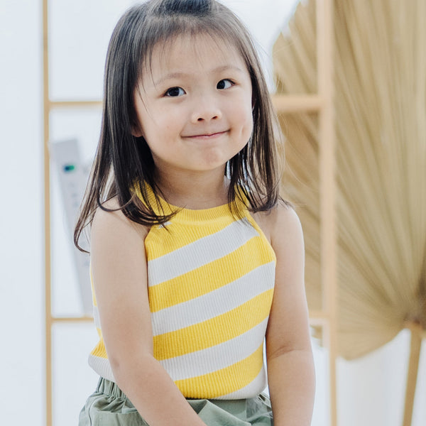 kids swim tee in melon