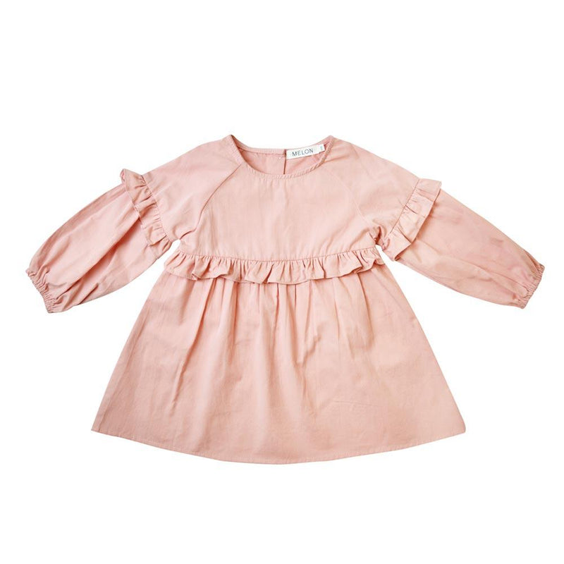 MELON Kids Girl Tunic Dress, Crepe pink