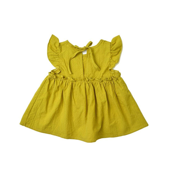 *Size 90 & 100 only* Babydoll Top, Corn