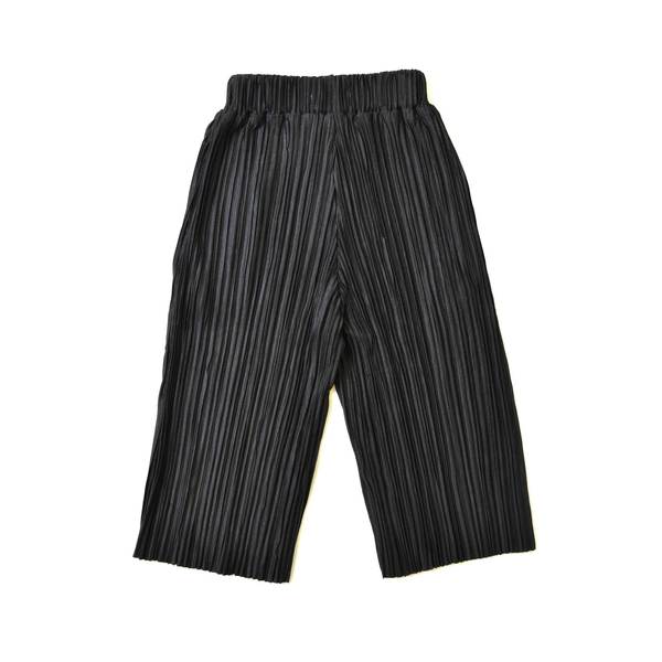 *Size 90 only* Pleated Culottes, Ebony