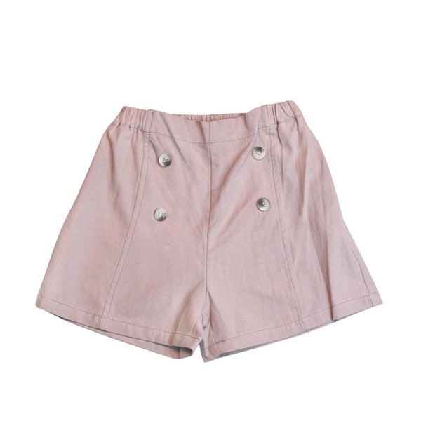 MELON Kids Girl Cotton Shorts, Blush PInk