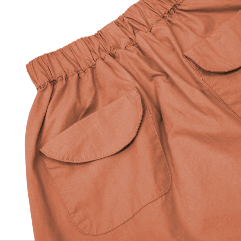 Flare Mini Skirt, Carrot Orange