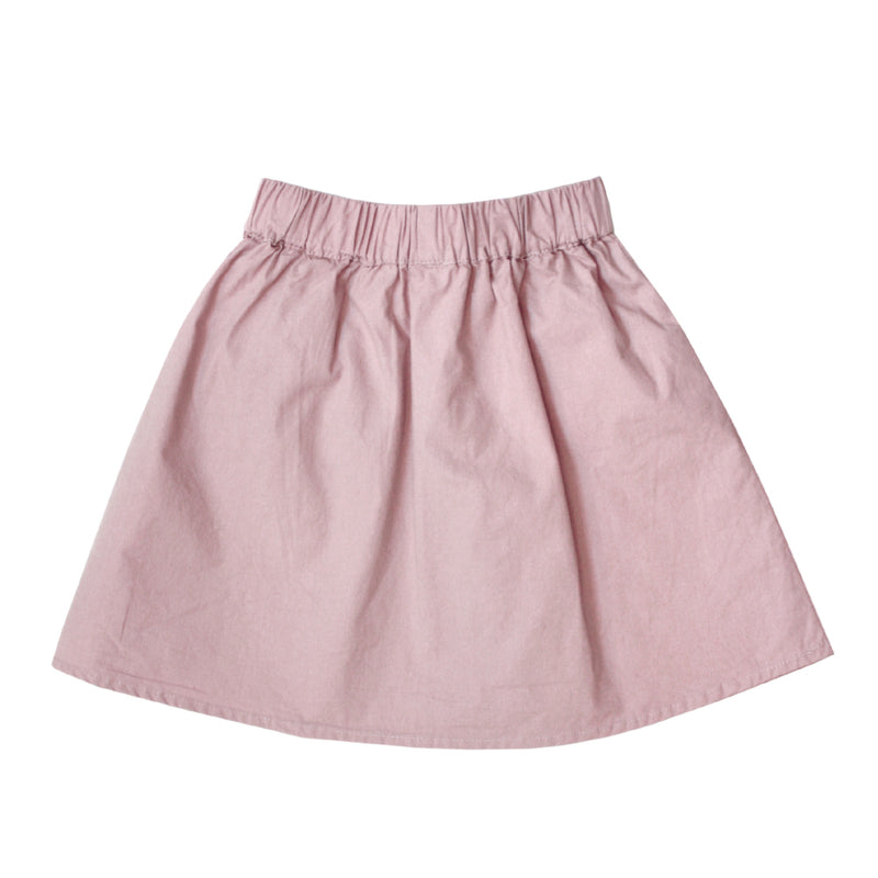 Flare Mini Skirt, Crepe Pink