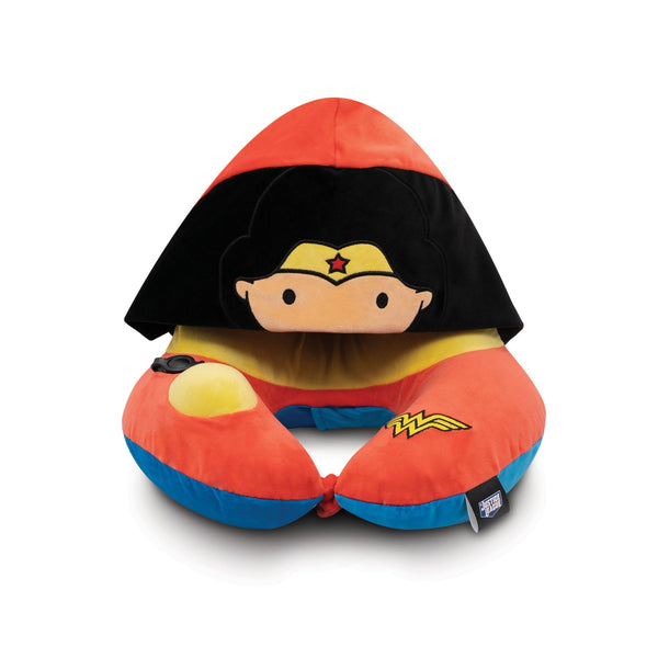 JUSTICE LEAGUE WONDER WOMAN NECK PILLOW WITH HOOD