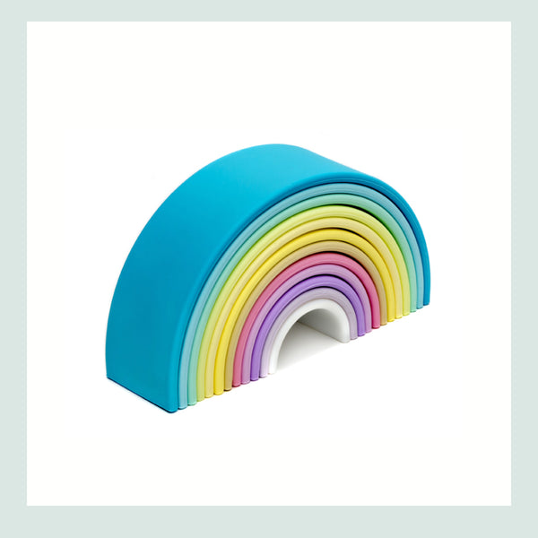 dëna Large Pastel Rainbow (12 pieces)